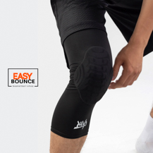 Защита на колено Protective Knee Band Long Stripes / Black