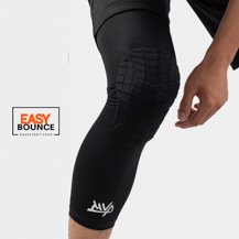 Защита на колено Protective Knee Band Long Stripes / Black